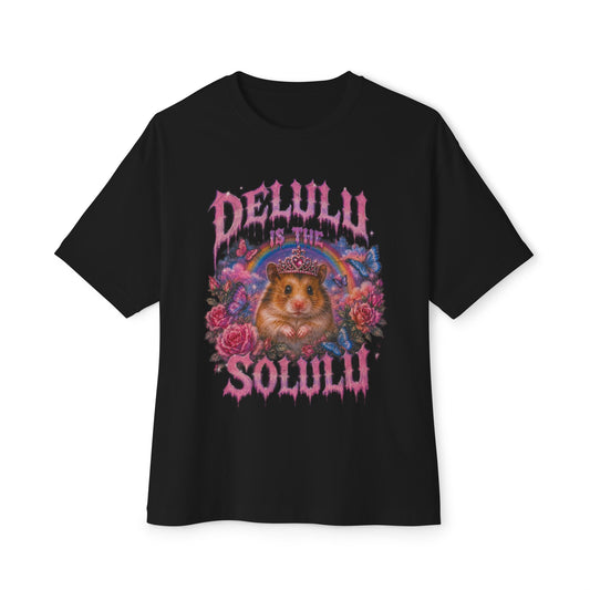 Delulu is the Solulu Hamster Tee
